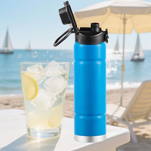 Water Bottle Lid Replacement for Bubba 24oz 32oz 40 oz Trailblazer Bottle，2pcs Auto Spout Lid for 16oz Wide Mouth Water Bottle Portable Replacement Cap in Saudi Arabia
