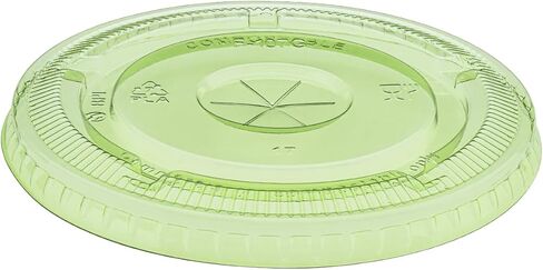 Karat Earth 107mm PLA Flat Lids for 32oz Cold Cups, BPI Certified Lids – 500 Count in Saudi Arabia