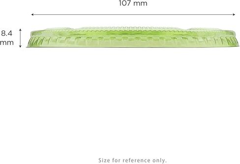 Karat Earth 107mm PLA Flat Lids for 32oz Cold Cups, BPI Certified Lids – 500 Count in Saudi Arabia