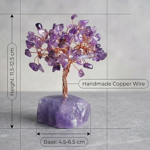 Tree of Life Healing Crystal Trees for Home Decor, Crystal Tree of Life Sister Birthday Gifts Home Decor Birthday Gift for Mom Positive Energy New House Warming Gifts for Women in Kuwait