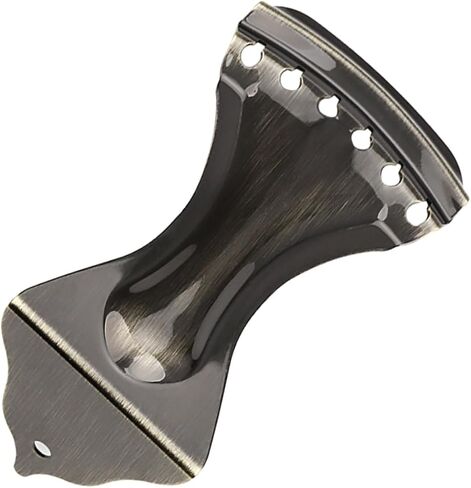 BESPORTBLE 6-String Metal Tailpiece for Guitar Acoustic and Electric Guitar Bridge Replacement Sturdy Antique Bronze Tailpiece Screws for Improved Sound in Saudi Arabia
