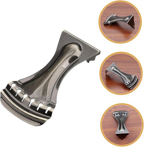 BESPORTBLE 6-String Metal Tailpiece for Guitar Acoustic and Electric Guitar Bridge Replacement Sturdy Antique Bronze Tailpiece Screws for Improved Sound in Saudi Arabia