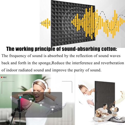Portable Vocal Booth for Recording, Microphone Shield, Decreasing Noise, Desktop Soundproof Cover, Professional Recording Room, Simple Recording Studio, for Home Office,Red-80 * 80 * 80cm in Saudi Arabia
