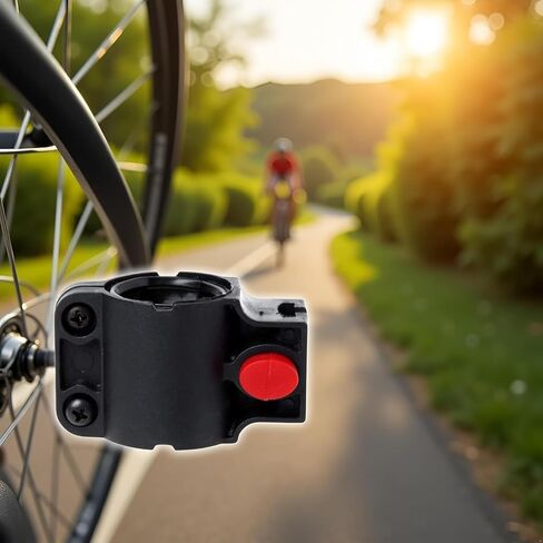 Universal Bike U-Lock Holder - Mount for Road and Mountain Bikes, Adjustable No-Drill Frame Bracket with Anti-Slip Design (Black) in Saudi Arabia