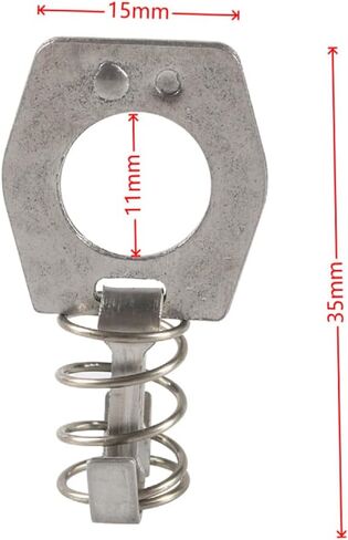 Cnonee1 4Pcs Stainless Steel Door Fastener Cover Water Heater Cam Lock Latch Silver For Campers, Trailers, RVs in Saudi Arabia