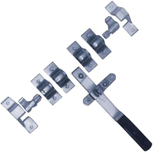 Universal Trailer Cam Bar Door Lock Kit, Uses 3/4 Inch Pipe -Van Truck Cargo Box 5654X Cam-Door Plain-Finish cam-Lock Bridge-Type Double-Action in Kuwait