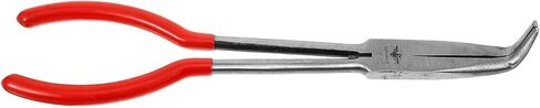 PartyKindom 11-inch Red Handle Crucible Tongs 90-degree Clamp for Melting Crucibles and Metal Refining Laboratory Chemical Compatible Propane Furnace for Jewelry and Metal Smelting in Saudi Arabia
