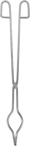 NOLITOY Stainless Steel Crucible Tongs 45cm Lab Beaker Tongs Semi-closed Circular Clamp Crucible Pliers for Jewelry Melting and Laboratory Use in Saudi Arabia