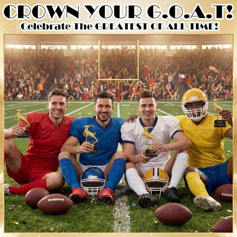 جائزة Kenning 3 Pcs Goat Trophy Award G. O. A. T أعظم على الإطلاق هدية تقدير للكأس المضحكة للرياضة Boss Coworker Friend League الفائز بجائزة البطل in Saudi Arabia