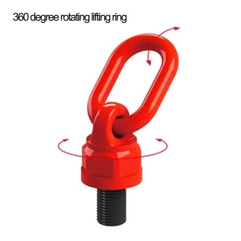 1 قطعة حلقة رفع رافعة دوارة 360 درجة لقالب الرفع مسامير تعليق عالية القوة مقاس M8 ~ M24 (M16X30mm WLL 1.12T) in Kuwait