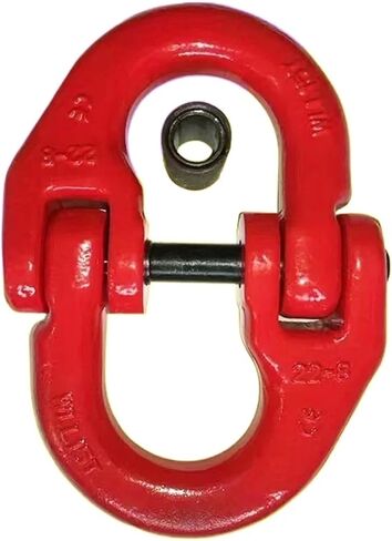 1pc 1.12T-12.5T G80 Butterfly Shaped Clamp Connection Hoisting Buckle Double Ring Rigging Industrial Grade Forged Alloy Steel(3.15 Ton) in Saudi Arabia
