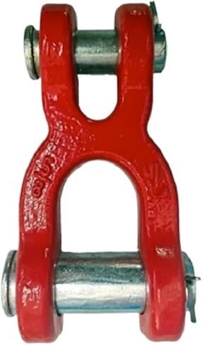 1pc 1/4"-7/16" -1/2" 4-4.17T X type connector for lifting rigging hardware forged alloy steel connecting(3l8inch 2-2.45T 2pcs) in Saudi Arabia