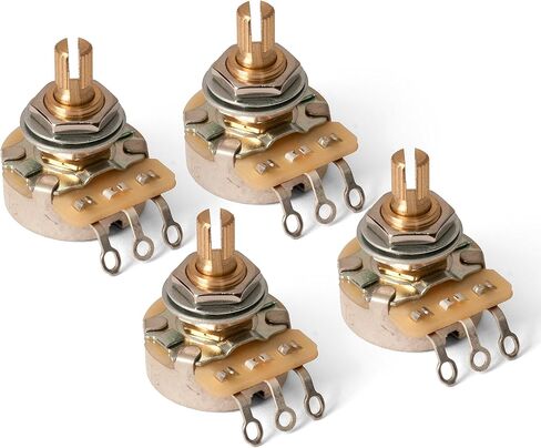 CTS Audio Taper Pro Guitar Control Pots, Split shaft, 500K-ohm (CTS #450S 3485) - 4 pack in Kuwait