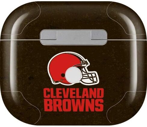 Skinit Decal Audio Skin compatible with Apple AirPods (3rd Gen, 2021) - Officially Licensed NFL Cleveland Browns Distressed Design in Saudi Arabia