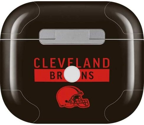 Skinit Decal Audio Skin Compatible with Apple AirPods (3rd Gen, 2021) - Officially Licensed NFL Cleveland Browns Brown Performance Series Design in Saudi Arabia