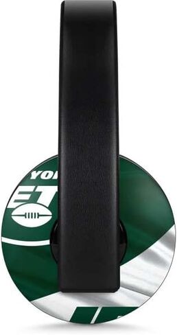 غلاف صوتي من Skinit متوافق مع سماعة الرأس اللاسلكية Playstation 4 Gold - تصميم NFL New York Jets المرخص رسميًا in Saudi Arabia