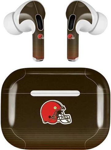 Skinit Decal Audio Skin Compatible with Apple AirPods Pro - Officially Licensed NFL Cleveland Browns Breakaway Design in Saudi Arabia