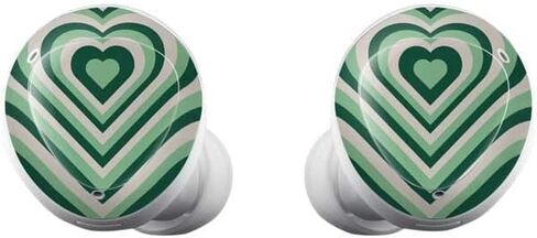 Skinit Decal Audio Skin Compatible with Samsung Galaxy Buds+ - Officially Licensed Originally Designed Lucky Heart Pattern Design in Saudi Arabia