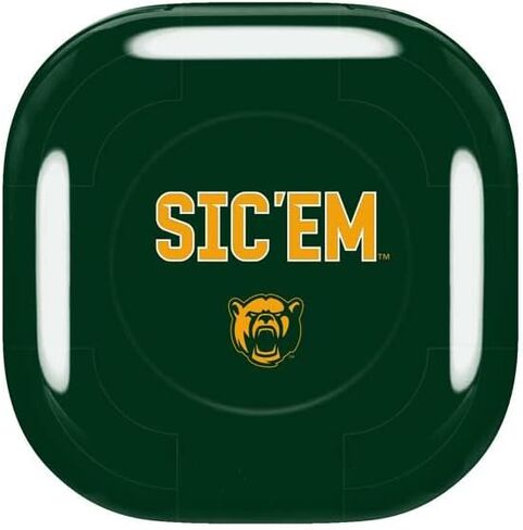 غلاف صوتي من Skinit متوافق مع Samsung Galaxy Buds Pro - تصميم Sic Em Green مرخص رسميًا in Saudi Arabia