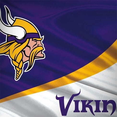 Skinit Decal Audio Skin Compatible with Playstation 4 Gold Wireless Headset - Officially Licensed NFL Minnesota Vikings Design in Saudi Arabia