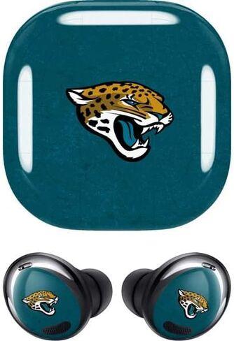 Skinit Decal Audio Skin Compatible with Samsung Galaxy Buds Pro - Officially Licensed NFL Jacksonville Jaguars Design in Saudi Arabia