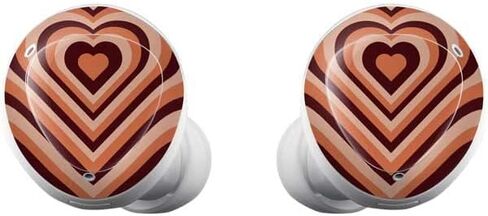 Skinit Decal Audio Skin Compatible with Samsung Galaxy Buds+ - Officially Licensed Skinit Originally Designed Autumn Heart Pattern Design in Saudi Arabia