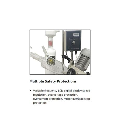 Lab 50L Rotary Evaporator, Digital PID Temperature Control & High-Precision, 50L Glass Flask, Industrial Vacuum Evaporation and Lab Use in Saudi Arabia