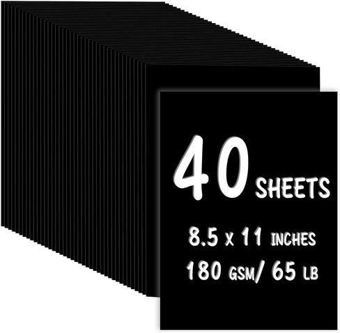 40 ورقة 8.5 "× 11" بطاقة ملونة 180 GSM 65 LB بطاقة الطابعات ، 20 ألوان متنوعة ورقة البناء للبطاقات البريدية الحرف اليدوية البطاقات المصنوعة يدويا in Kuwait