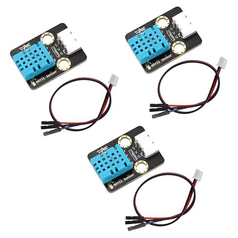 3pcs ESP32 DHT11 Temperature Humidity Sensor Module for Arduino, 3.3V-5V Digital Temperature Humidity Sensor with Wires, Humidity Measure 5%-95% Temperature Measure 0-50℃, DIY Electronic Practice in Kuwait