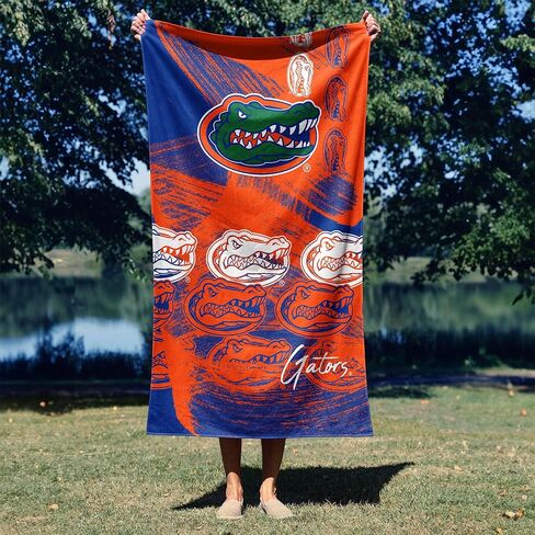 Northwest NCAA Oversized Microfiber Beach Towel, 40 x 72 Inches – Quick Dry, Sand Resistant, Lightweight, Absorbent in Saudi Arabia