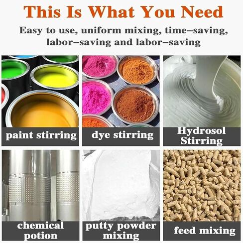 محرض هواء 1 طن/1000 لتر لخزان IBC، خلاط طلاء هوائي سعة 265 جالون، مروحة قابلة للطي 400 مم، قضيب التحريك 960 مم، 0-1300 دورة في الدقيقة لمذيب الحبر~/ in Kuwait