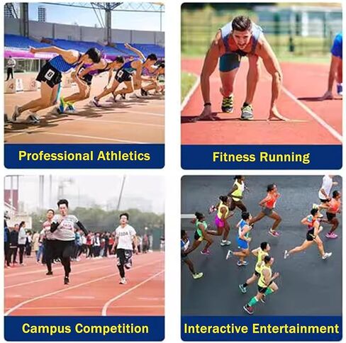 Athletics Starting Block, Track & Field Aluminum Alloy Starting Block, Multi Function Track Starting Blocks for Sprinting, 6 Angle Adjustable Sprinter Track Blocks, Athletic Training Practice in Kuwait