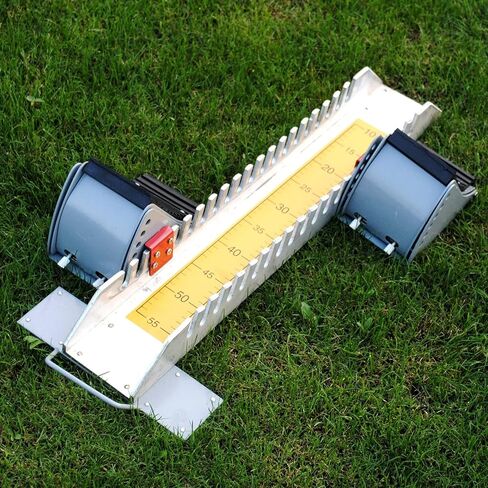 Aluminum Alloy Adjustable Athletics Track and Field Equipment Athletic Starting Blocks, Rubber Pedals 70 * 15 * 5cm,Yellow, Yellow in Saudi Arabia