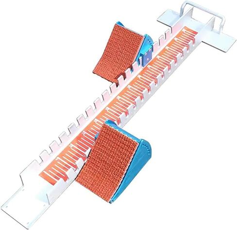 Starting Block Sprinter Pedals, Sports Adjustable Sprinter Starting Block for Racing, Aluminum Alloy Track & Field Starting Blocks, 6 Angle Adjustable Pedal, for Plastic Runway Cinder Track in Kuwait