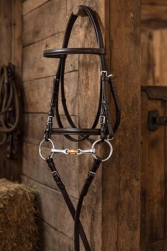 CHALLENGER Stainless Steel Loose Ring Copper Dog Bone Snaffle Horse Bit 35518 in Saudi Arabia