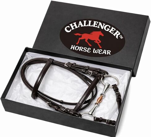 CHALLENGER Stainless Steel Loose Ring Copper Dog Bone Snaffle Horse Bit 35518 in Saudi Arabia