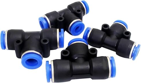 PE Connectors 4mm 6mm 8mm 10 12mm Pneumatic Fitting Connect Slip Lock 3 Way Plastic Pipe Water Hose Tube Connector 1Pcs(PE-16) in Saudi Arabia