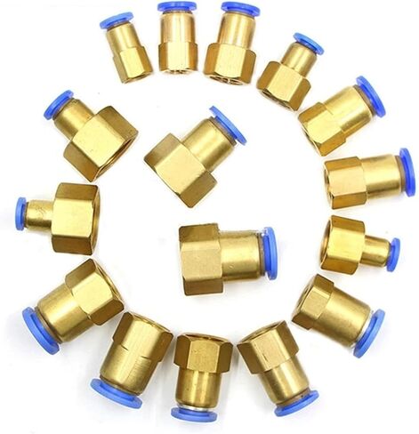 هوائي سريع تركيب الموصل 4 6 8 10 12 مللي متر خرطوم أنبوب الأنابيب 1/8 "3/8" 1/2 "1/4" موضوع النحاس 1 قطعة (4-M5) in Kuwait