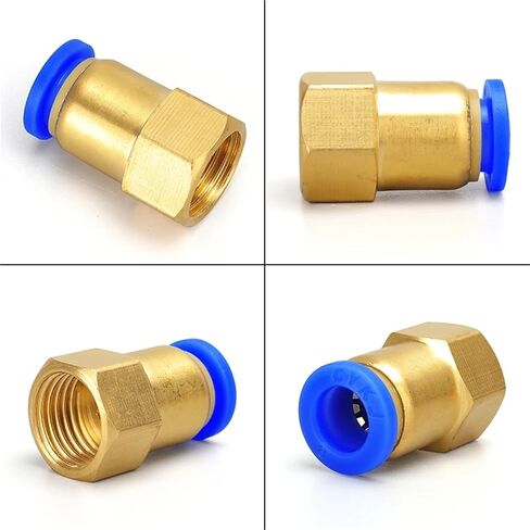 هوائي سريع تركيب الموصل 4 6 8 10 12 مللي متر خرطوم أنبوب الأنابيب 1/8 "3/8" 1/2 "1/4" موضوع النحاس 1 قطعة (4-M5) in Kuwait