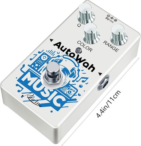 Rowin RE-08 Auto Wah Guitar Pedal, Envelope Filter Effect for Funk, Disco, R&B, Fusion, Bass & Electric Guitar, True Bypass Compact Mini Pedal in Kuwait