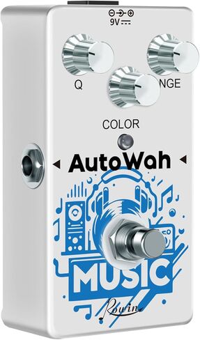 Rowin RE-08 Auto Wah Guitar Pedal, Envelope Filter Effect for Funk, Disco, R&B, Fusion, Bass & Electric Guitar, True Bypass Compact Mini Pedal in Kuwait