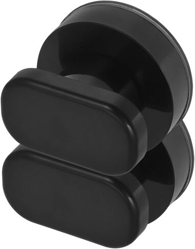 HOMSFOU 2Pcs Suction Cup Push Pull Armrest Self Stick Knobs for Bathroom Doors Refrigerator Kitchen Cabinets Stylish Easy Installation No Drilling Required in Saudi Arabia