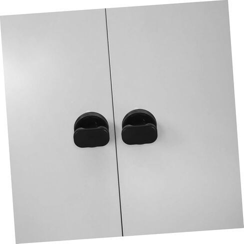 HOMSFOU 2Pcs Suction Cup Push Pull Armrest Self Stick Knobs for Bathroom Doors Refrigerator Kitchen Cabinets Stylish Easy Installation No Drilling Required in Saudi Arabia