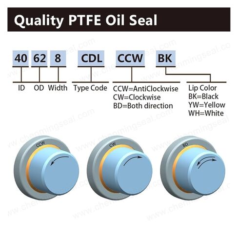 105 * 140 12 PTFE Lip Oil Seal with Stainless Steel Housing Single and Dual Screw Air Compressor Spare Parts in Saudi Arabia