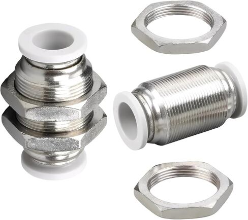 2 قطعة صمام فحص هوائي، 4 مللي متر ضياء داخلي. صمام فحص عدم الإرجاع، صمام مستقيم ذو اتجاه واحد يدفع لتوصيل موصل سريع لمضخة ضاغط الهواء الفراغي in Kuwait