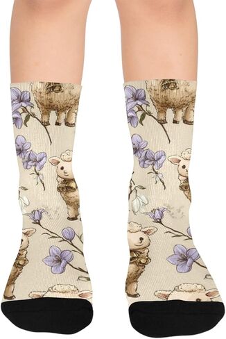 جوارب Lambs and Bloom للمشي لمسافات طويلة - جوارب شتوية حرارية سميكة دافئة للأطفال الصغار للأولاد والبنات للمدرسة، والارتداء اليومي والأنشطة الخارجية in Kuwait