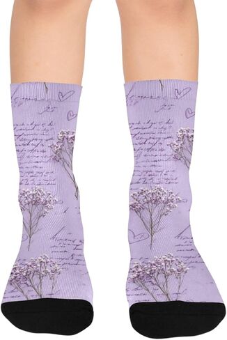 جوارب بيربل نوت بلوم للمشي لمسافات طويلة - جوارب شتوية حرارية سميكة دافئة للأطفال الصغار للأولاد والبنات للمدرسة، والارتداء اليومي والأنشطة الخارجية in Kuwait