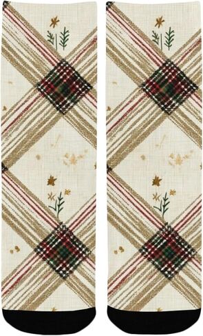 جوارب احتفالية منقوشة بلوم للمشي لمسافات طويلة - جوارب شتوية حرارية سميكة دافئة للأولاد والبنات للمدرسة، والارتداء اليومي والأنشطة الخارجية in Kuwait