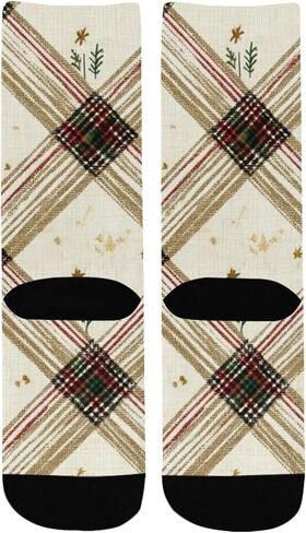 جوارب احتفالية منقوشة بلوم للمشي لمسافات طويلة - جوارب شتوية حرارية سميكة دافئة للأولاد والبنات للمدرسة، والارتداء اليومي والأنشطة الخارجية in Kuwait