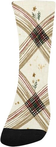 جوارب احتفالية منقوشة بلوم للمشي لمسافات طويلة - جوارب شتوية حرارية سميكة دافئة للأولاد والبنات للمدرسة، والارتداء اليومي والأنشطة الخارجية in Kuwait